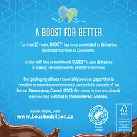 Préparation pour régime liquide BOOST® PLUS Calories au chocolat, 6 x 237 ml