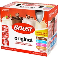 Original Variety Pack Meal Replacement Drink, Pack of 6, 6 x 237 ml