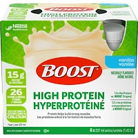 High Protein Vanilla Meal Replacement Drink, Pack of 6, 6 x 237 ml