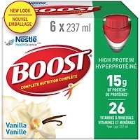 High Protein Vanilla Meal Replacement Drink, Pack of 6, 6 x 237 ml