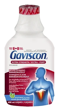 Gaviscon Extra-Fort Liquide Menthe Glacée Apaisant
