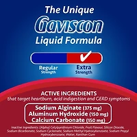 Gaviscon Extra Strength Liquid Soothing Icy Mint
