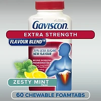 Gaviscon Extra-Fort Flavour BlendMC Zesty MintMC