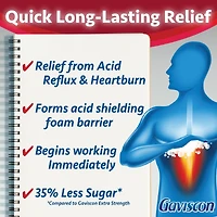 Gaviscon Max Relief Chewable Foamtabs Peppermint with Cooling Action