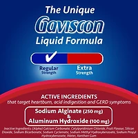 Gaviscon Regular Strength Liquid Soothing Icy Mint