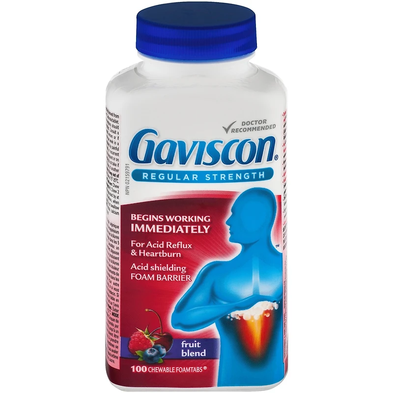 Gaviscon Ordinaire Foamtabs À Croquer Mélange De Fruits