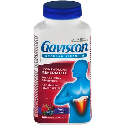 Gaviscon Ordinaire Foamtabs À Croquer Mélange De Fruits