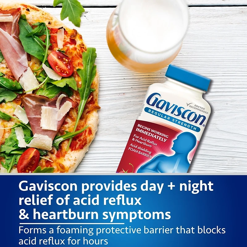 Gaviscon Regular Strength Tablet Fruit Blend