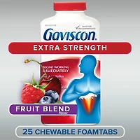 Gaviscon Extra Strength Chewable Foamtabs Fruit Blend