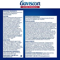 Gaviscon Extra Strength Chewable Foamtabs Fruit Blend