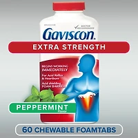 Gaviscon Extra-Fort Foamtabs À Croquer Menthe à Action Fraîcheur