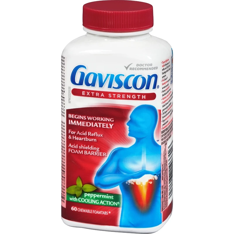 Gaviscon Extra-Fort Foamtabs À Croquer Menthe à Action Fraîcheur