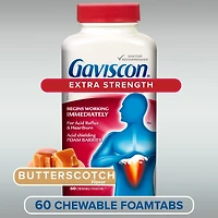 Gaviscon Extra Strength Chewable Foamtabs Butterscotch
