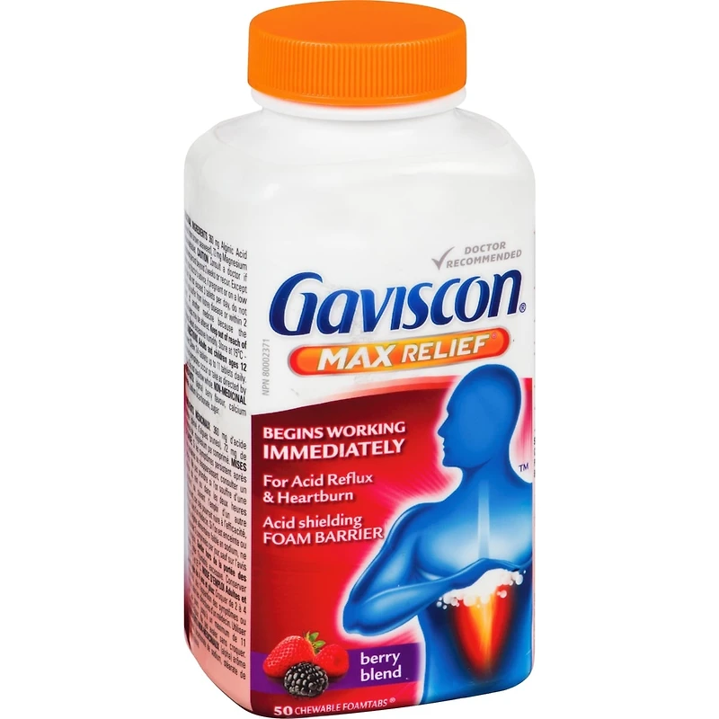 Gaviscon Maxi Soulagement Foamtabs À Croquer Mélange De Baies