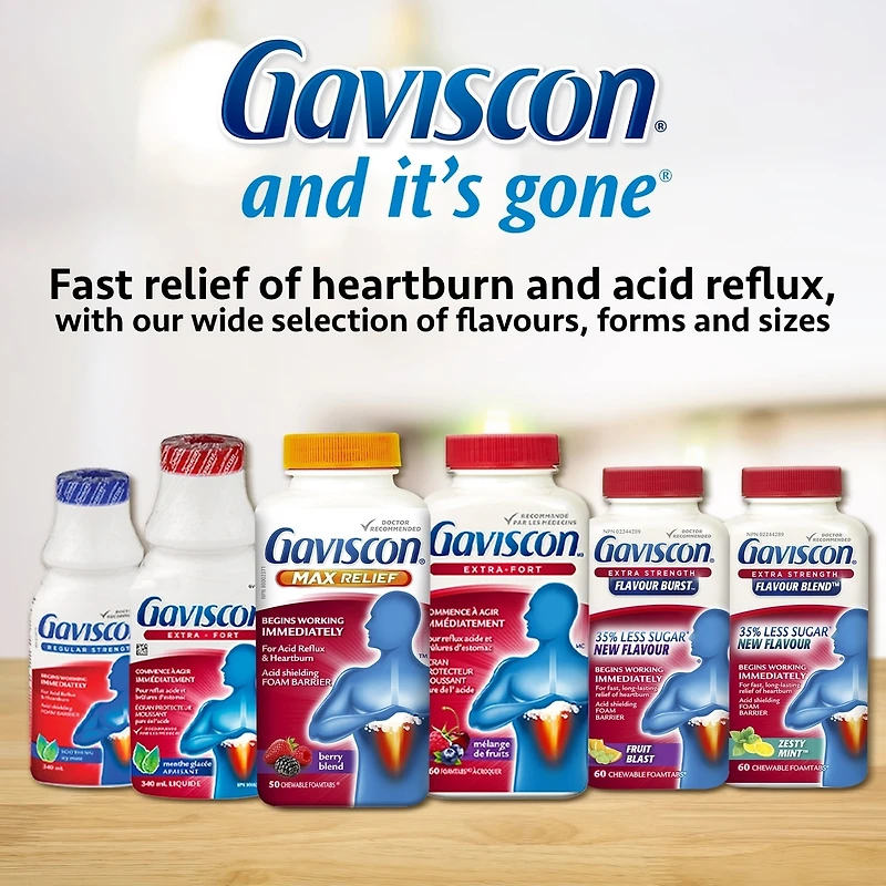 Gaviscon Maxi Soulagement Foamtabs À Croquer Menthe à Action Fraîcheur