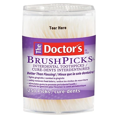 The Doctor's Brush Picks Cure-Dents Interdentaires