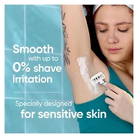 Rasoir Venus Extra doux Sensible pour femmes avec manche de rasoir réutilisable, 2 cartouches de rechange et un support pour la douche