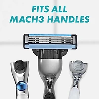 Lames de rasoir pour hommes Gillette Mach3, 5 cartouches