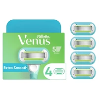 Gillette Venus Extra Smooth Women's Razor Blades, 4 Refills