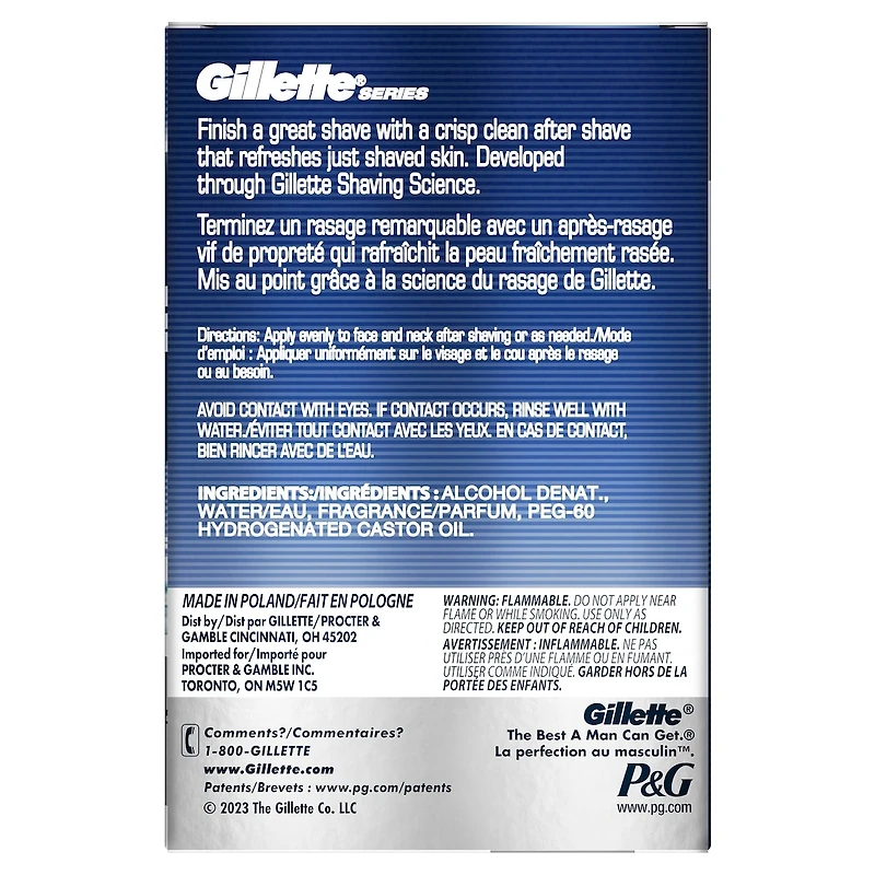 Gillette Series Cool Wave After Shave, 100 mL