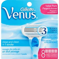 Gillette Venus Women's Razor Blades, 8 Refills
