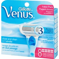 Gillette Venus Women's Razor Blades, 8 Refills