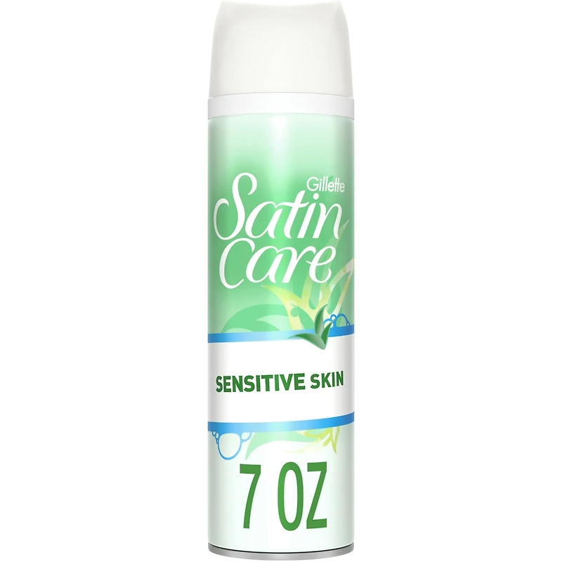 Gel à raser Gillette Satin Care Peau sensible pour femmes, 198 g