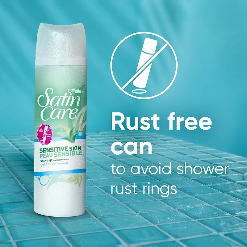 Satin Care Sensitive Skin Shave Gel for Women 198 g