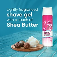 Gel à raser Gillette Satin Care Peau sèche pour femmes, 198 g