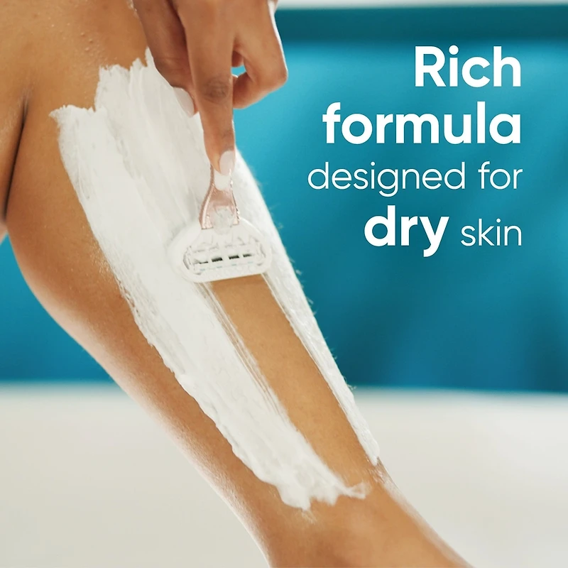 Gel à raser Gillette Satin Care Peau sèche pour femmes, 198 g