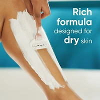 Gel à raser Gillette Satin Care Peau sèche pour femmes, 198 g