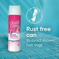 Gel à raser Gillette Satin Care Peau sèche pour femmes, 198 g