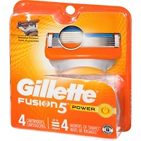 Cartouches de rechange de rasoir Gillette Fusion5 Power pour hommes, cartouches de rasoir, bande lubrifiante, lame de précision