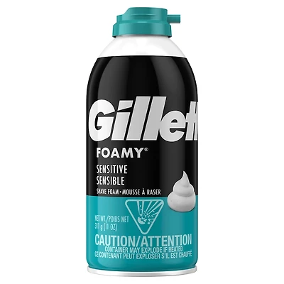 Mousse à raser Gillette Foamy Sensible, 311 g