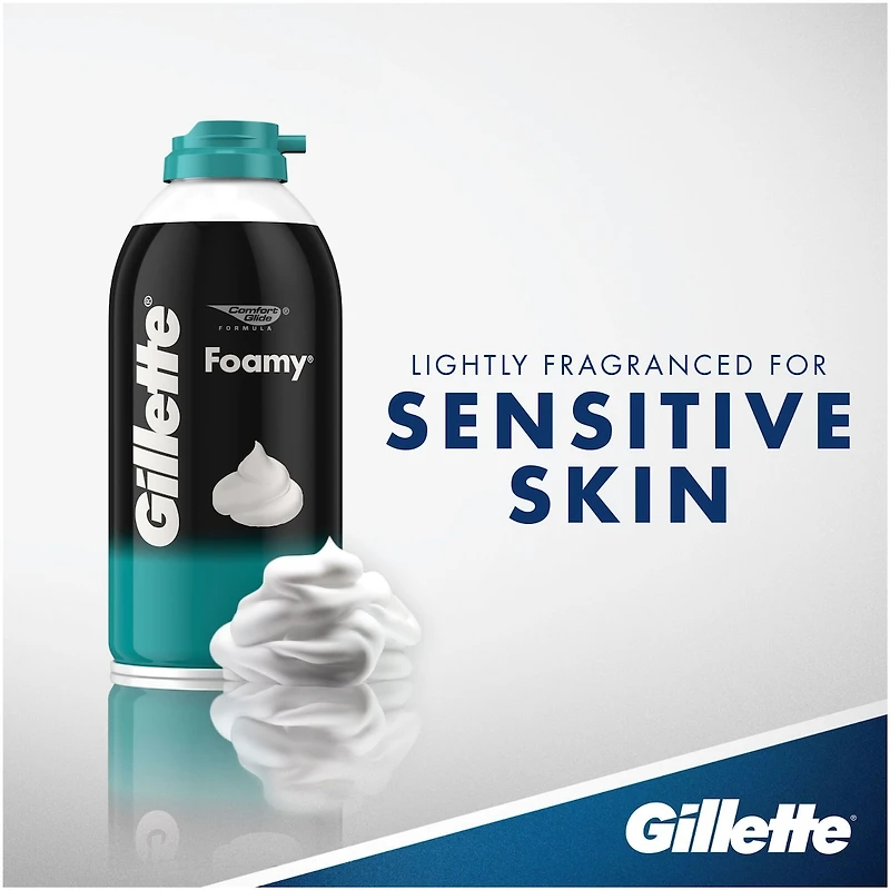 Mousse à raser Gillette Foamy Sensible, 311 g