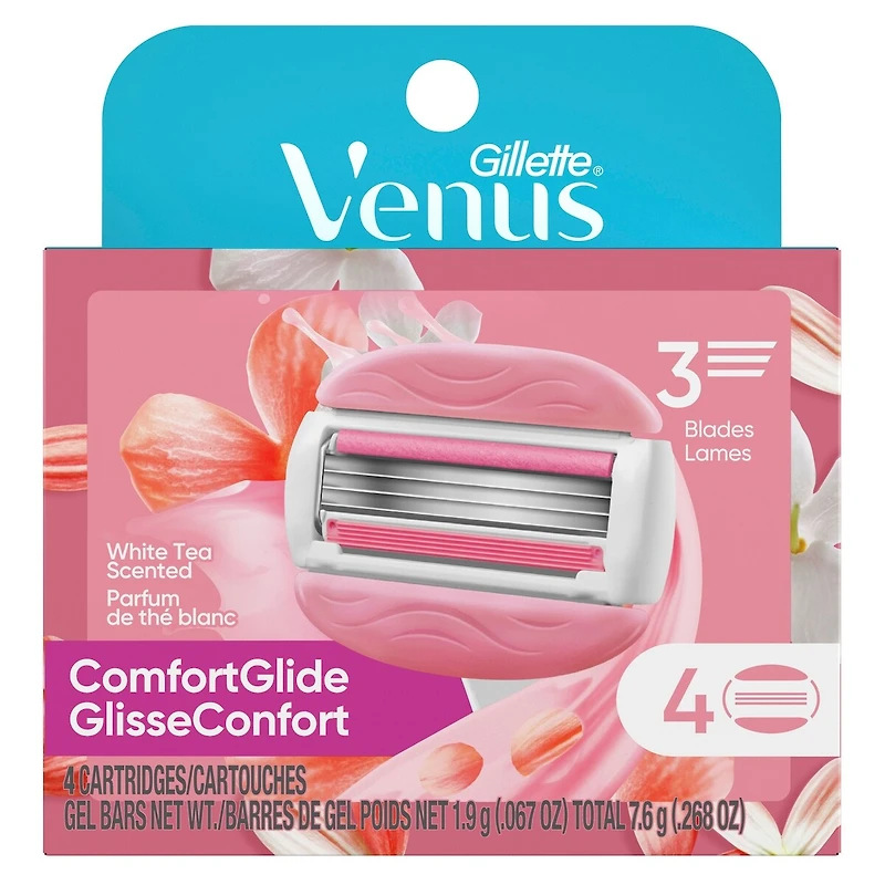 Gillette Venus ComfortGlide White Tea Scented Women's Razor Blades