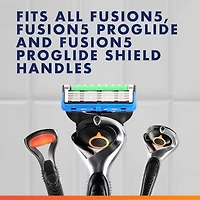 Cartouches de rechange de rasoir Gillette Fusion5 ProGlide Power pour hommes, cartouches de rasoir pour manche Flex-pivot, cartouches à 5 lames de rasoir