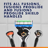 Cartouches de rechange de rasoir Gillette Fusion5 ProGlide Power pour hommes, cartouches de rasoir pour manche Flex-pivot, cartouches à 5 lames de rasoir