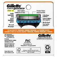 Cartouches de rechange de rasoir Gillette Fusion5 ProGlide Power pour hommes, cartouches de rasoir pour manche Flex-pivot, cartouches à 5 lames de rasoir