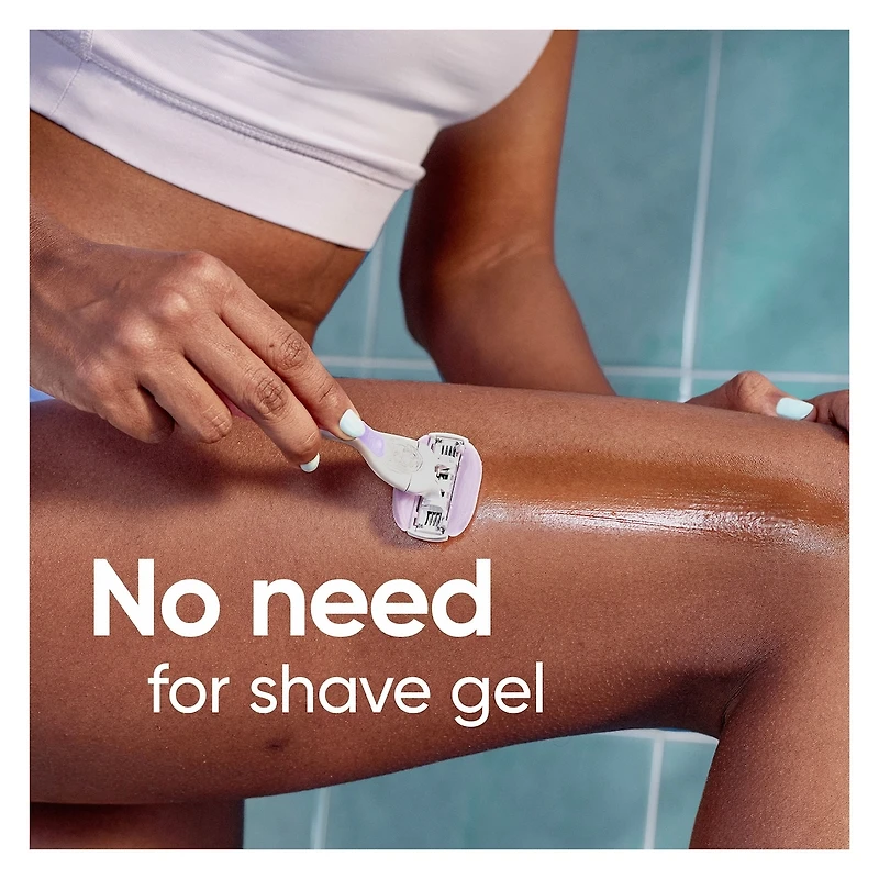 Lames de rasoir Gillette Venus ComfortGlide au parfum de Freesia pour femmes, 6 cartouches