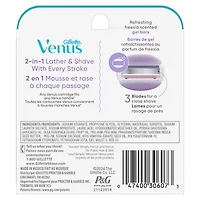 Lames de rasoir Gillette Venus ComfortGlide au parfum de Freesia pour femmes, 6 cartouches