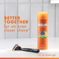 Gillette Fusion5 Ultra Sensitive Hydra Gel Men's Shave Gel Twin Pack, 396 g