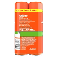 Gillette Fusion5 Ultra Sensitive Hydra Gel Men's Shave Gel Twin Pack, 396 g