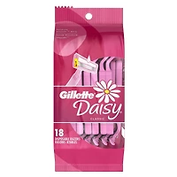 Rasoirs jetables pour femmes Gillette Daisy Classic, paquet de 18