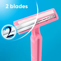 Rasoirs jetables pour femmes Gillette Daisy Classic, paquet de 18