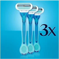 Rasoirs jetables pour femmes Gillette Venus Oceana, paquet de 3