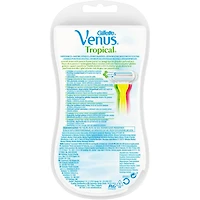 Rasoirs jetables pour femmes Gillette Venus Tropical, paquet de 3