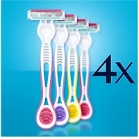 Rasoirs jetables pour femmes Gillette Venus Simply3, paquet de 4