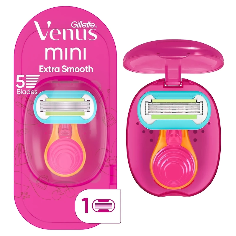 Gillette Venus Snap with Extra Smooth Women's Razor Handle + 1 Blade Refill