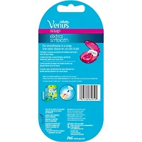 Rasoir Gillette Venus Snap Extra doux pour femmes, 1 manche de rasoir et 1 cartouche de rechange